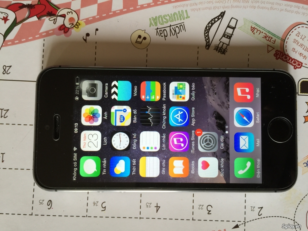 Bán iPhone 5s gray quốc tế hàng sing mới 100% giá rẻ - 4