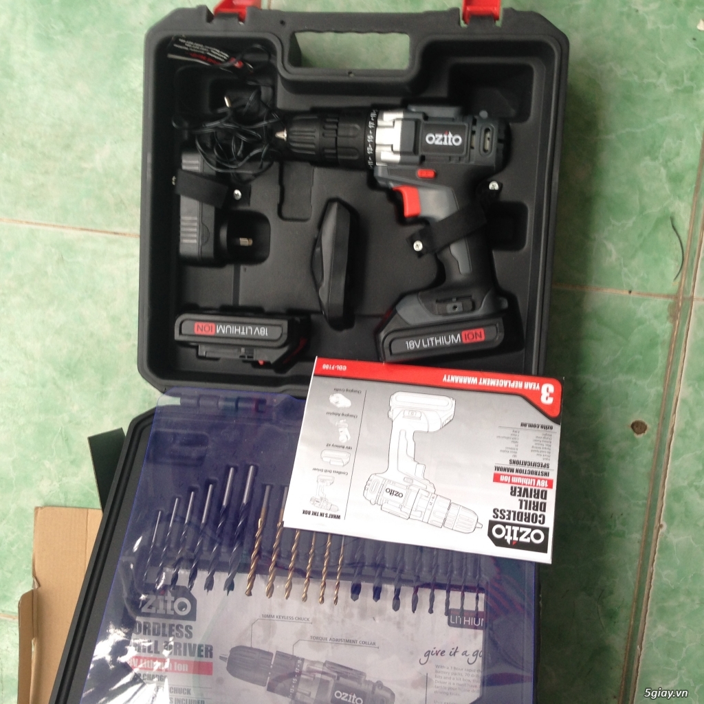 Dụng cụ cầm tay AEG, RYOBI, OZITO 12v , 18v máy cắt, nhám, ...