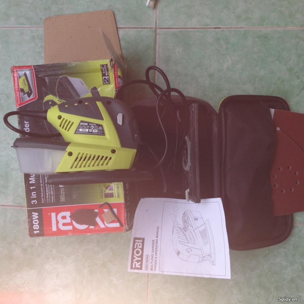 Dụng cụ cầm tay AEG, RYOBI, OZITO 12v , 18v máy cắt, nhám, ...