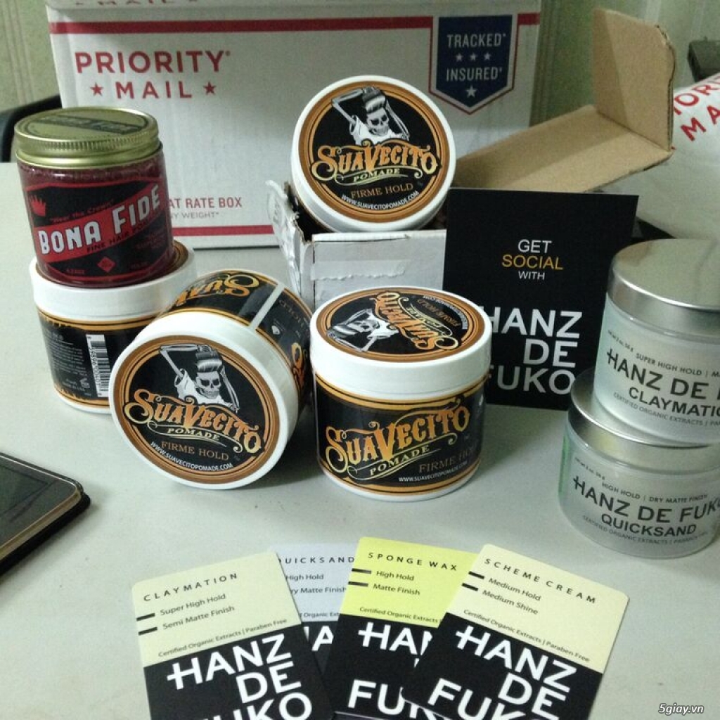 Hair Bros - Sáp vuốt tóc chính hãng By Vilain, Hanz de Fuko + Pomade - 5