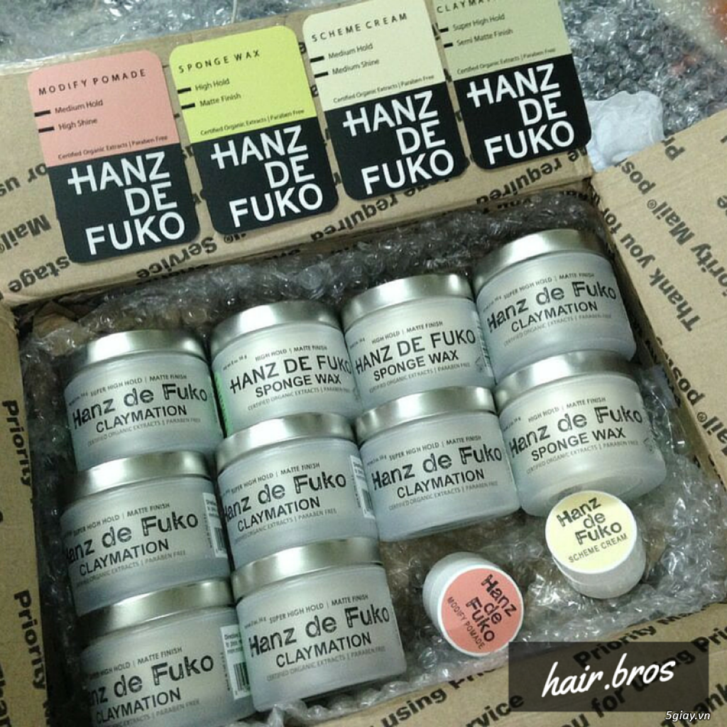 Hair Bros - Sáp vuốt tóc chính hãng By Vilain, Hanz de Fuko + Pomade - 7