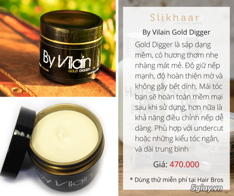 Hair Bros - Sáp vuốt tóc chính hãng By Vilain, Hanz de Fuko + Pomade - 3