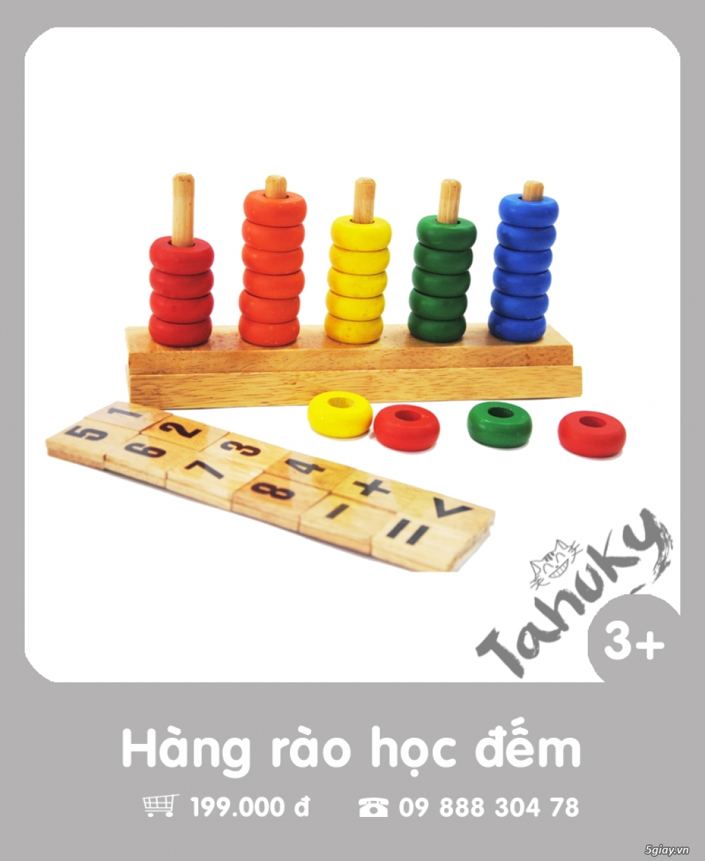 Đồ chơi gỗ an toàn Tahuky (dành cho bé từ 3-5 tuổi) - 20