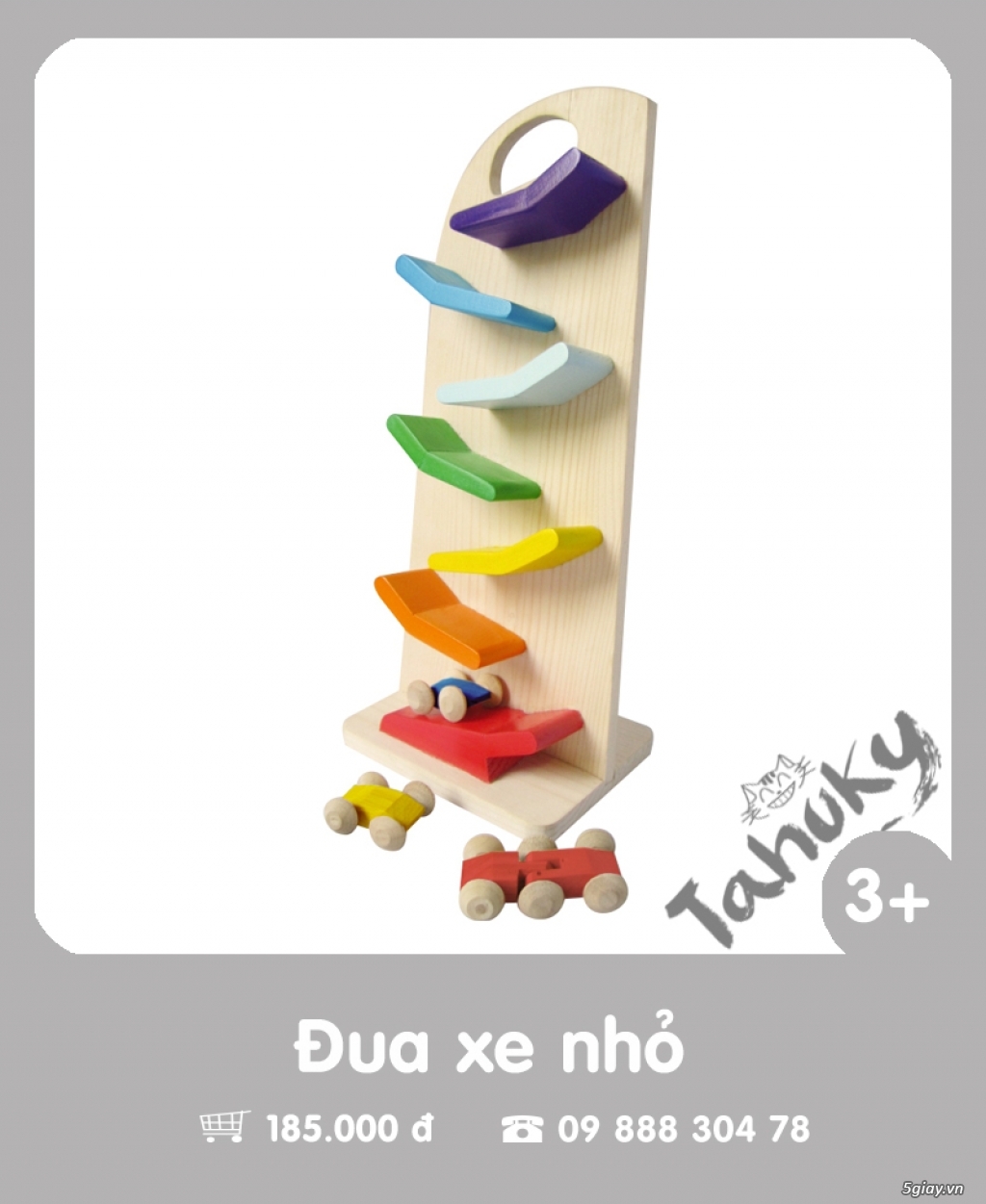 Đồ chơi gỗ an toàn Tahuky (dành cho bé từ 3-5 tuổi) - 24