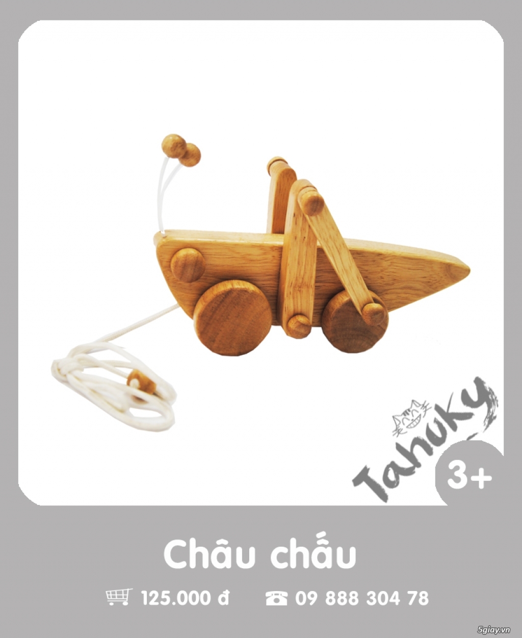 Đồ chơi gỗ an toàn Tahuky (dành cho bé từ 3-5 tuổi) - 17