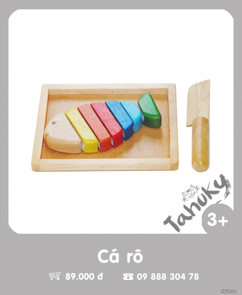Đồ chơi gỗ an toàn Tahuky (dành cho bé từ 3-5 tuổi) - 22