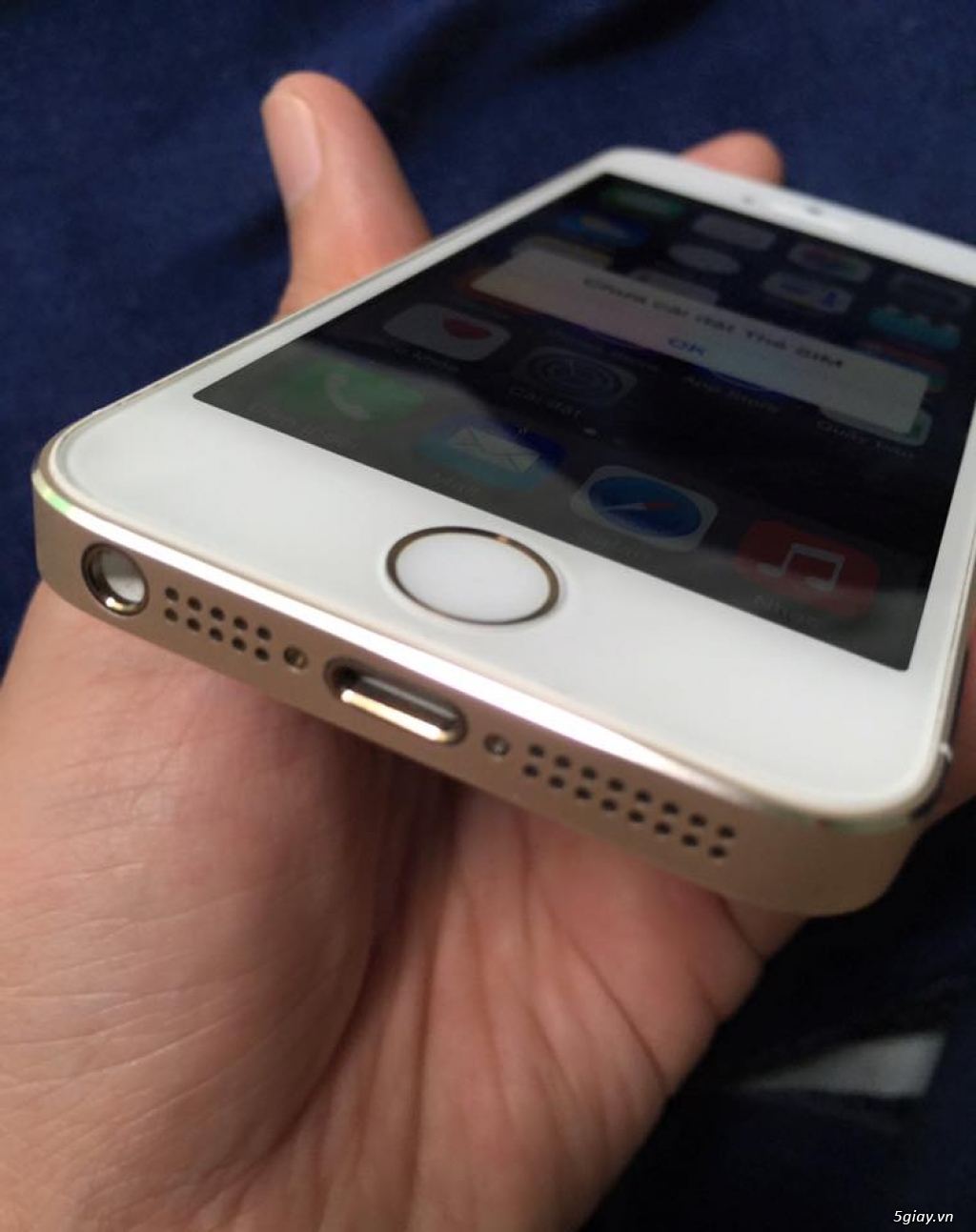 Iphone 5s 16gb gold zin từng con ốc đít - 2