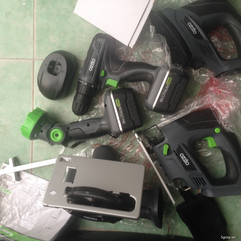 Dụng cụ cầm tay AEG, RYOBI, OZITO 12v , 18v máy cắt, nhám, ...