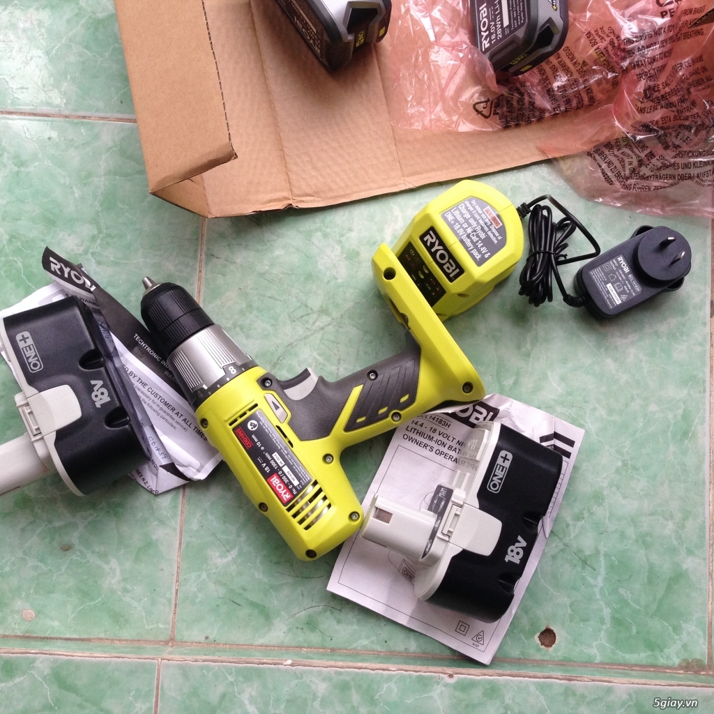 Dụng cụ cầm tay AEG, RYOBI, OZITO 12v , 18v máy cắt, nhám, ...