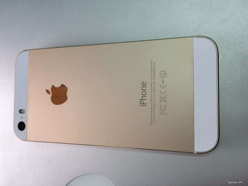 Iphone 5S Gold 16GB - Quốc tế Singapore- Like New - 1