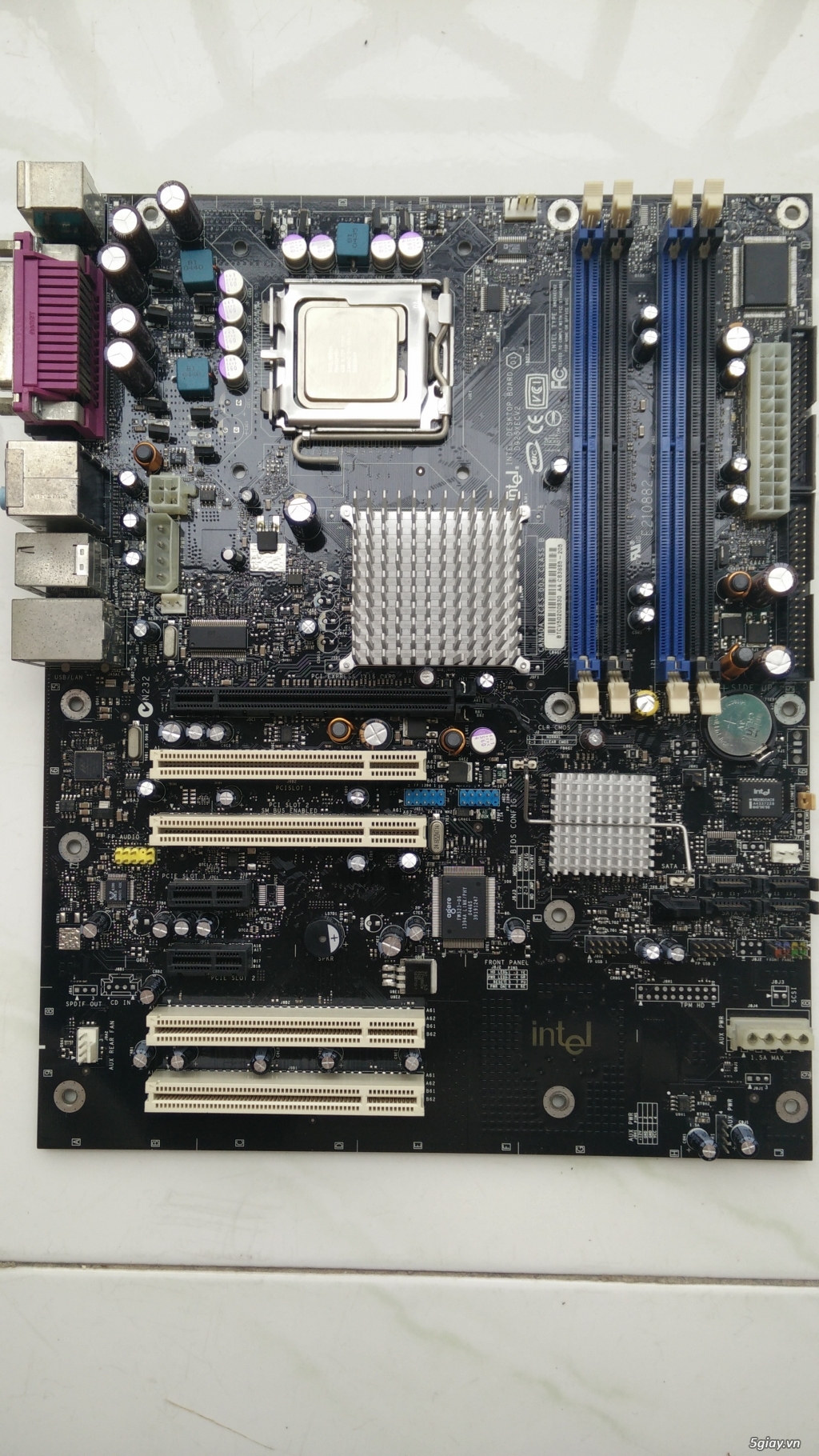 CPU Xeon E5450 ~ i3 3240, quad Q9650, DDR2 1G, HDD SATA ATA 40GB,UPS Santak 1KVA,Mainboard 775
