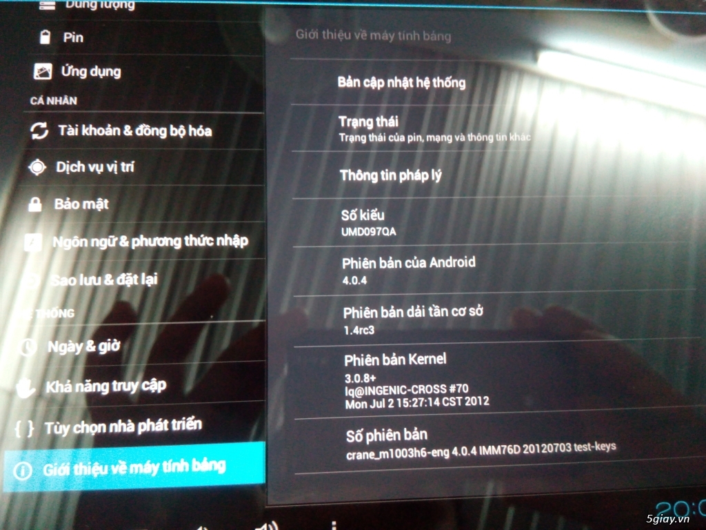 Ipad 10 inches vỏ nhôm 8GB 1.5tr - 3