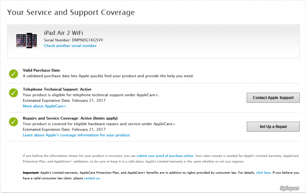 Air 2 16GB Wifi Only - 1