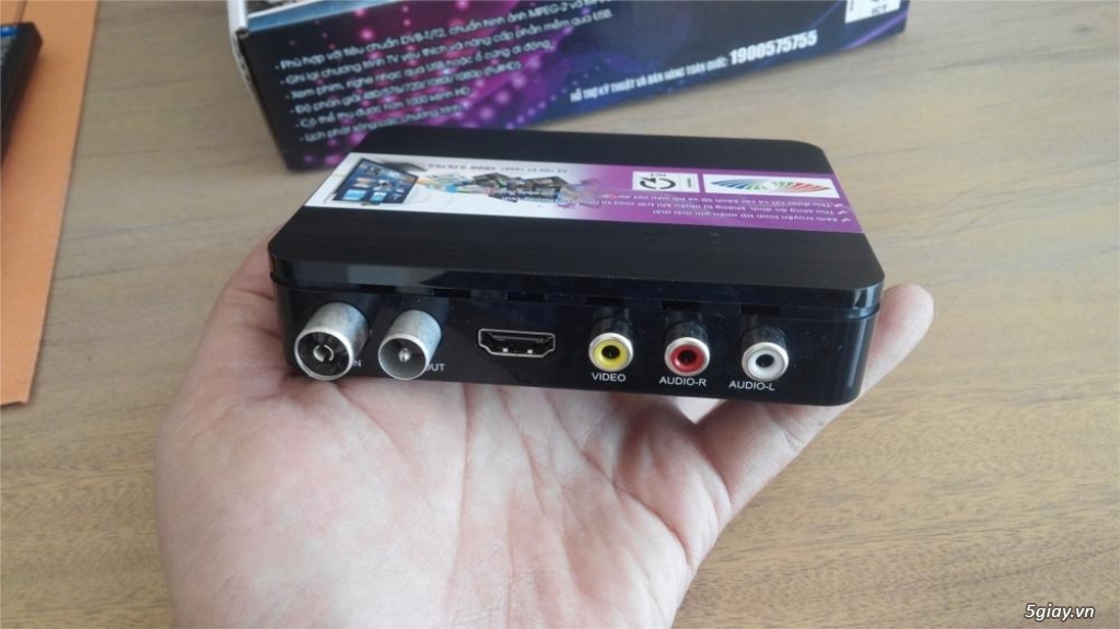 Đầu thu kỹ thuật số DVB-T2 VJV/HD-012 58ch 8ch HD Free 515k - 1