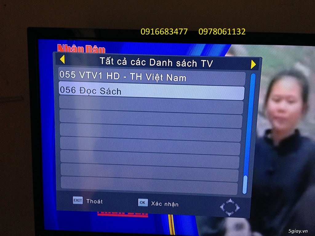 Đầu thu kỹ thuật số DVB-T2 VJV/HD-012 58ch 8ch HD Free 515k - 10