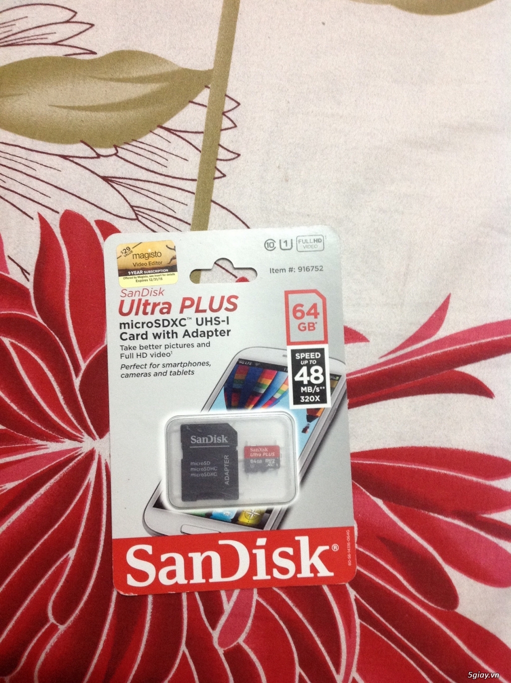 Thẻ sandisk Ultra Plus 64Gb giá cực tốt!