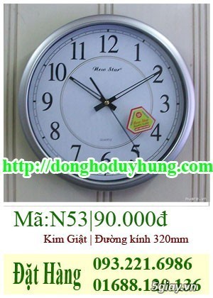 Đồng hồ treo tường giá rẻ tại Hà Nội - 1