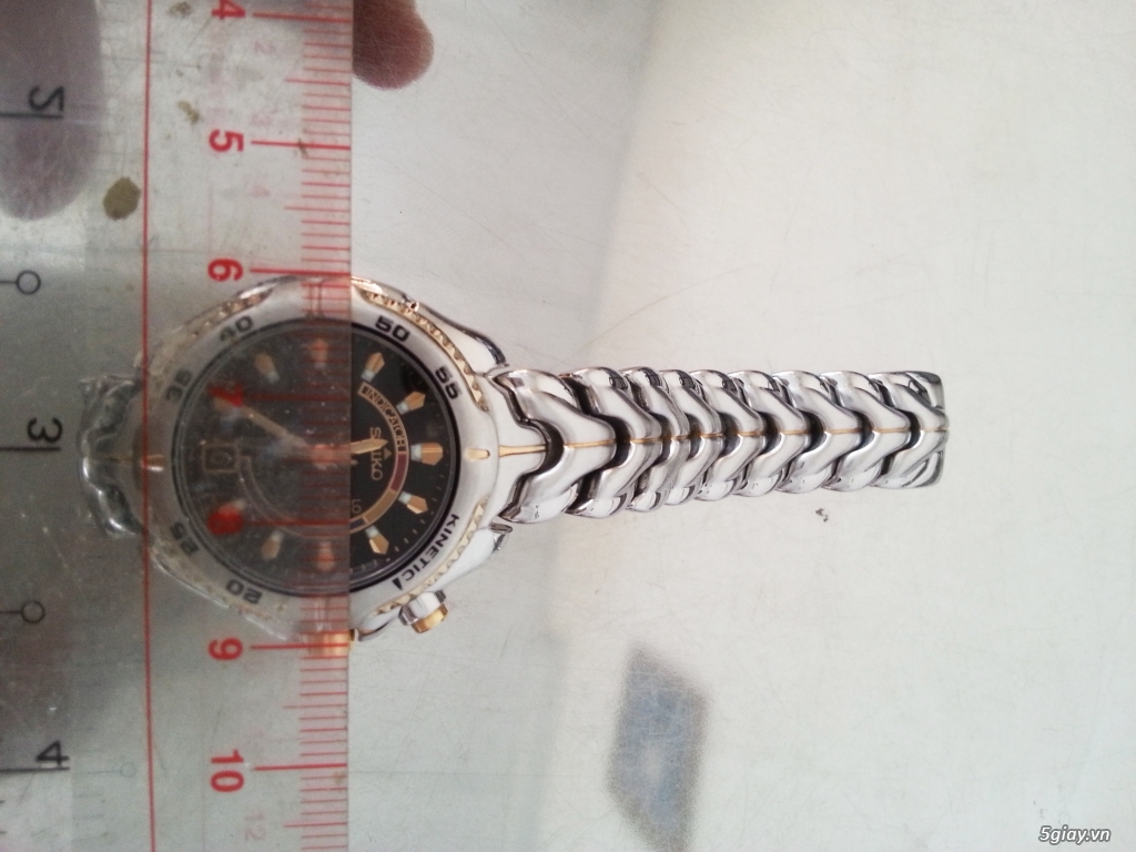 Đồng hồ Nữ Seiko Kinetic 3m62 mạ vàng - 1