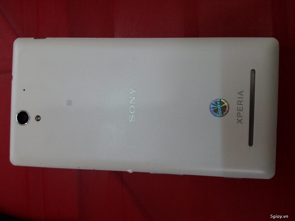 Sony C3 trắng super Selfie 2 sim bán h tặng Case đẹp - 1
