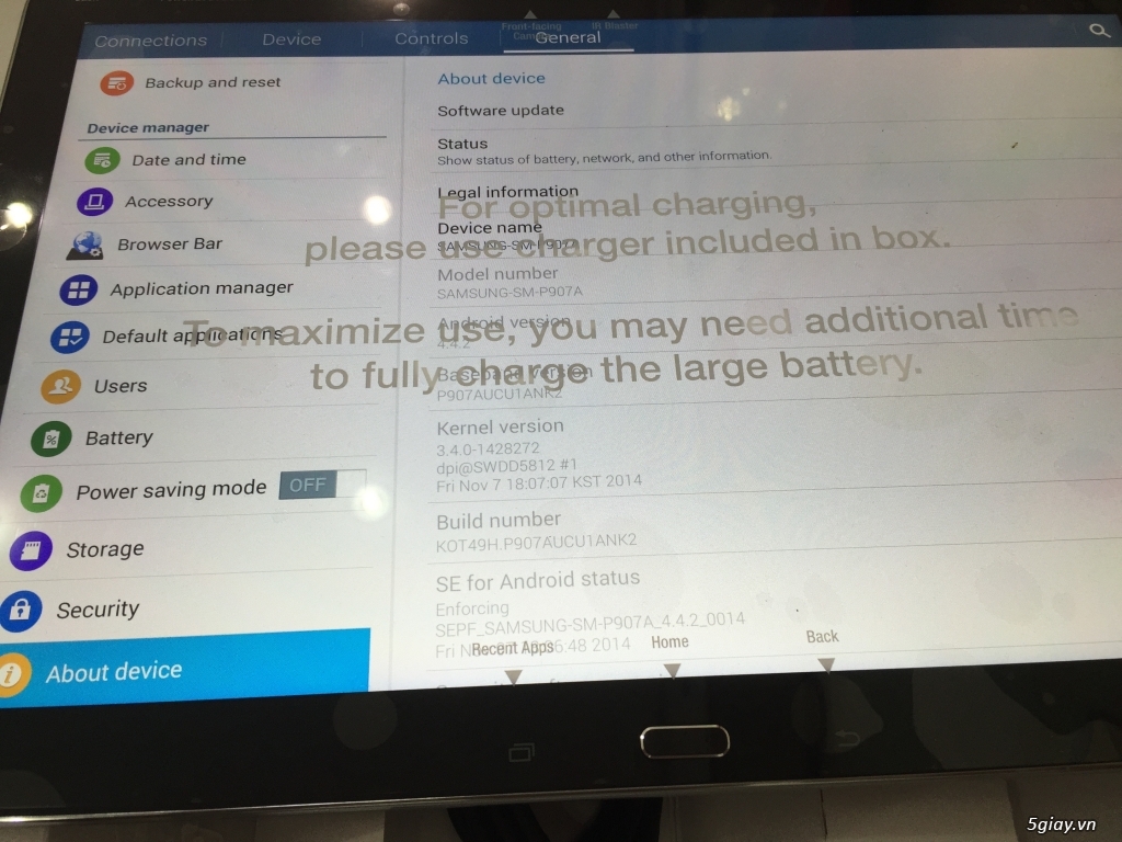 Cần bán Samsung Galaxy Note Pro 12.2 (SM-P907A) - 2