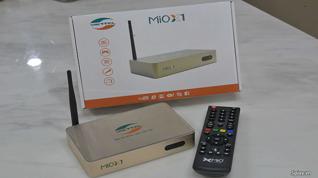 Android TV Box VIETTEL XMIO - BIẾN TIVI THƯỜNG THÀNH TIVI THÔNG MINH. - 1