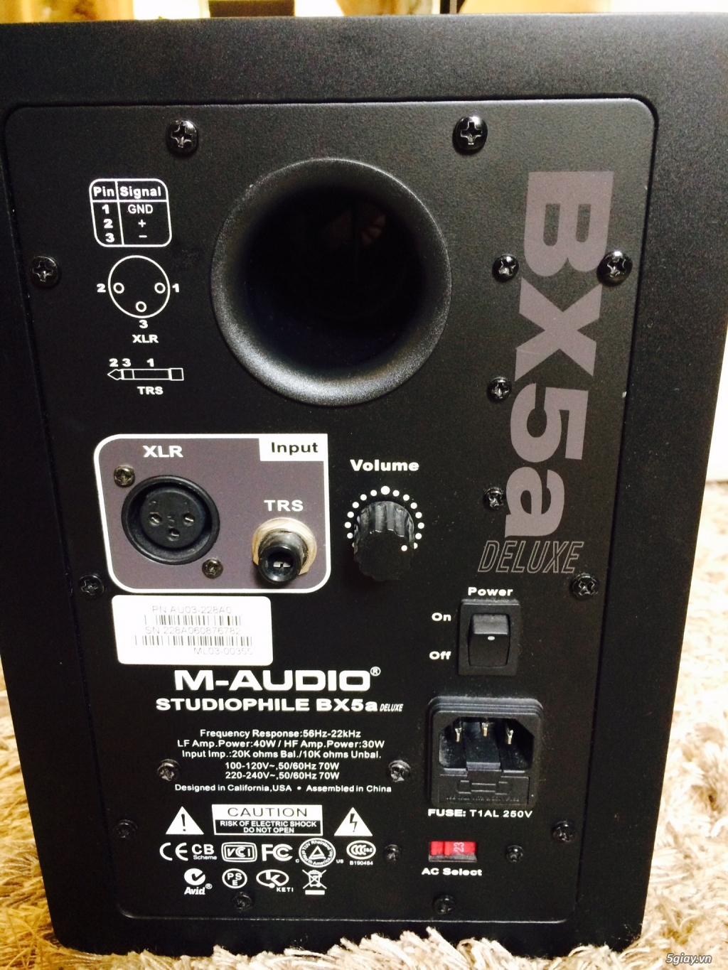 Loa kiểm âm M Audio BX5 a deluxe nghe nhạc phòng thu-rẻ 4,5tr - 4