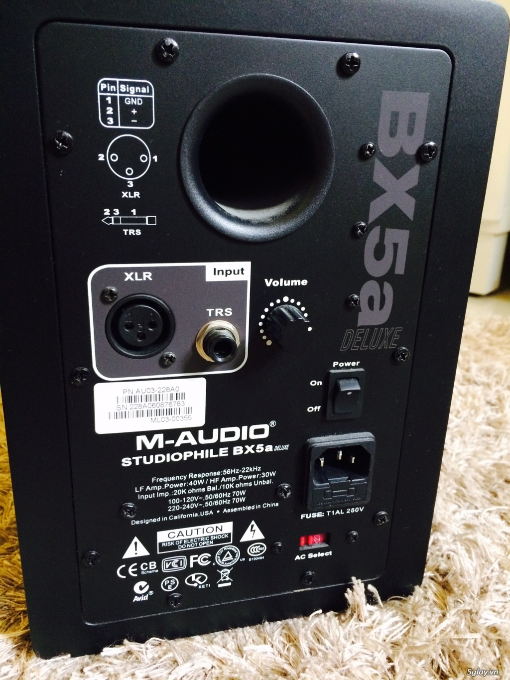 Loa kiểm âm M Audio BX5 a deluxe nghe nhạc phòng thu-rẻ 4,5tr - 1
