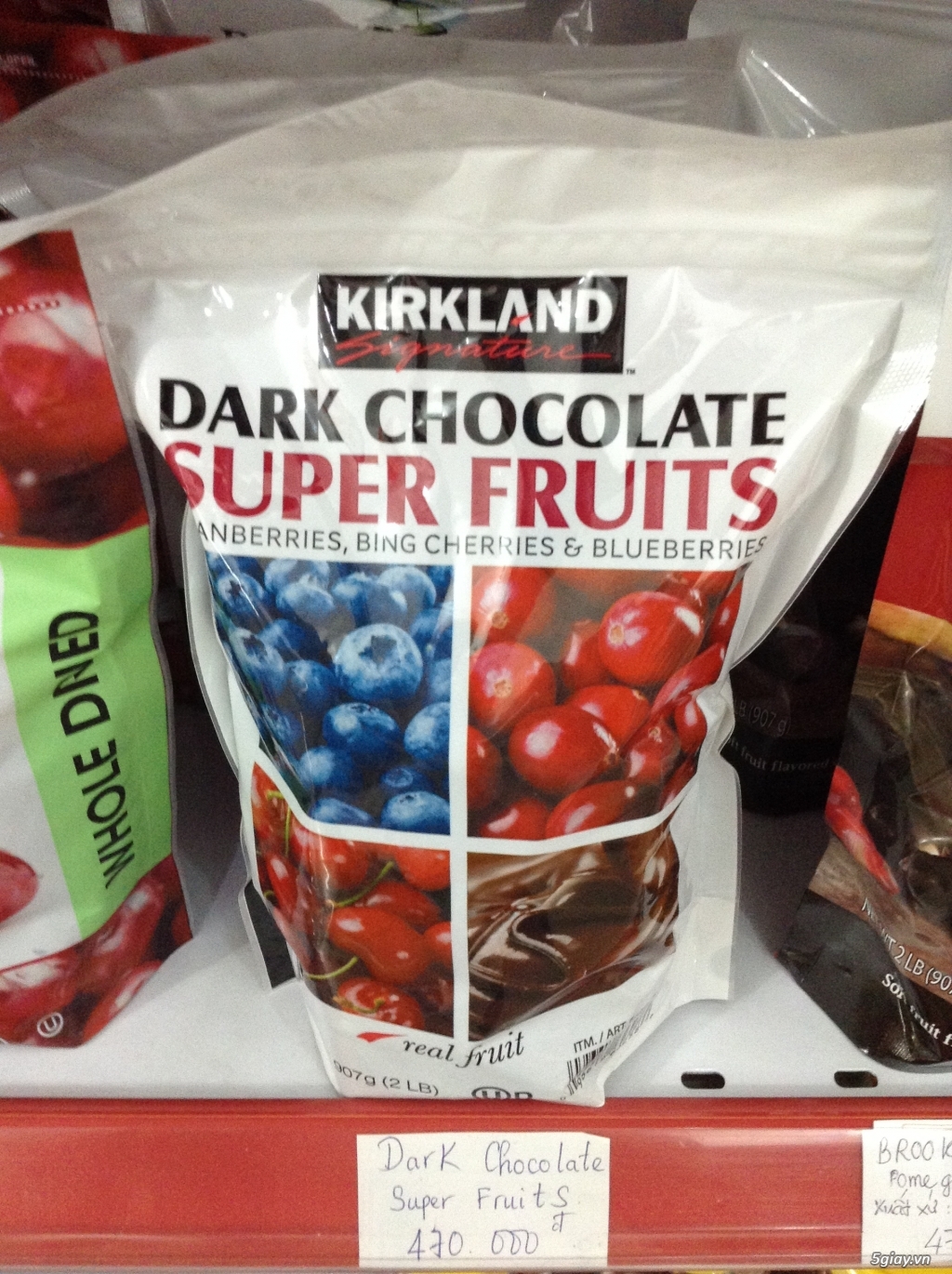 Socola Đắng Phủ Trái Cây Các Loại Kirkland Dark Chocolate Super Fruits - 2