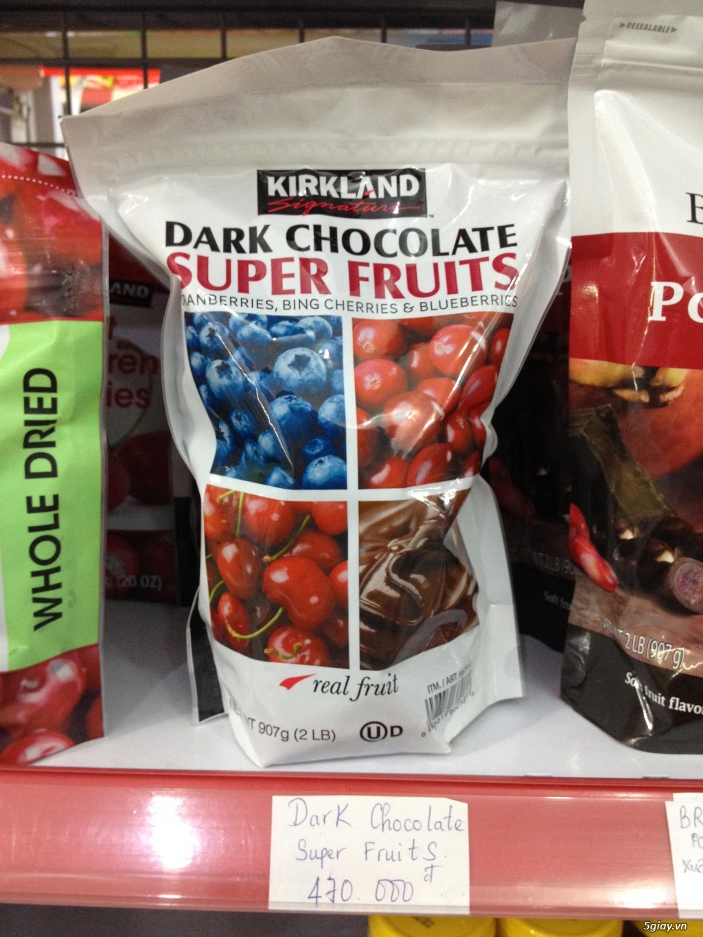 Socola Đắng Phủ Trái Cây Các Loại Kirkland Dark Chocolate Super Fruits - 3