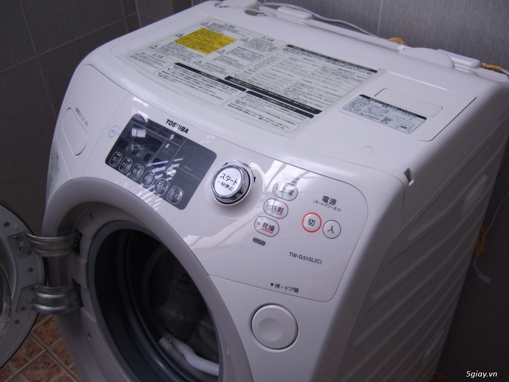 Bán máy giặt lồng ngangToshiba Zaboon TW-G510L rất mới - 4