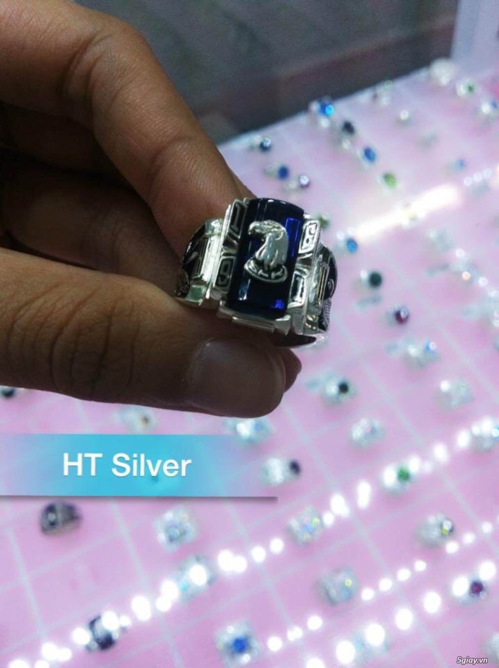 Nhẫn Bạc Nam Hàng Mỹ - 1