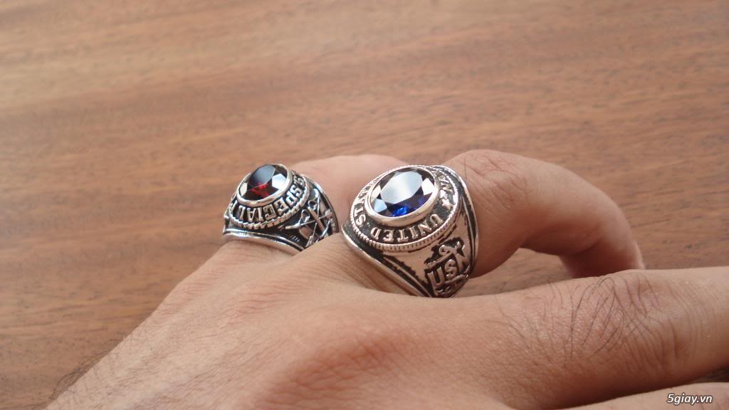 Nhẫn Bạc Nam Hàng Mỹ - 5