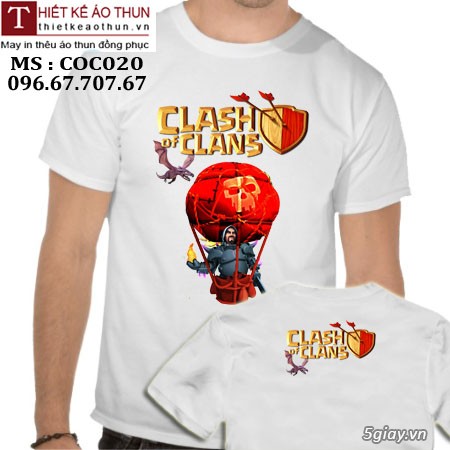 áo thun game clash of clans cập nhật mẫu mới liên tục - 16