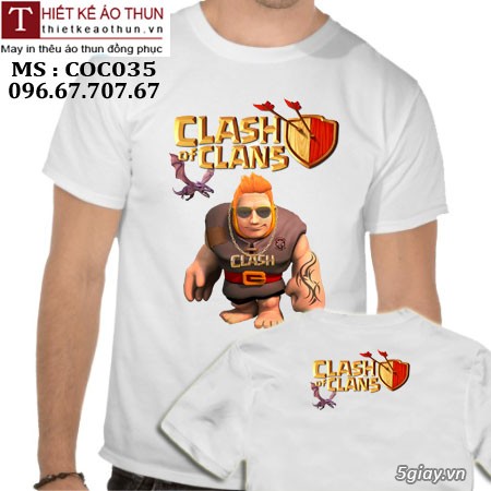 áo thun game clash of clans cập nhật mẫu mới liên tục - 25