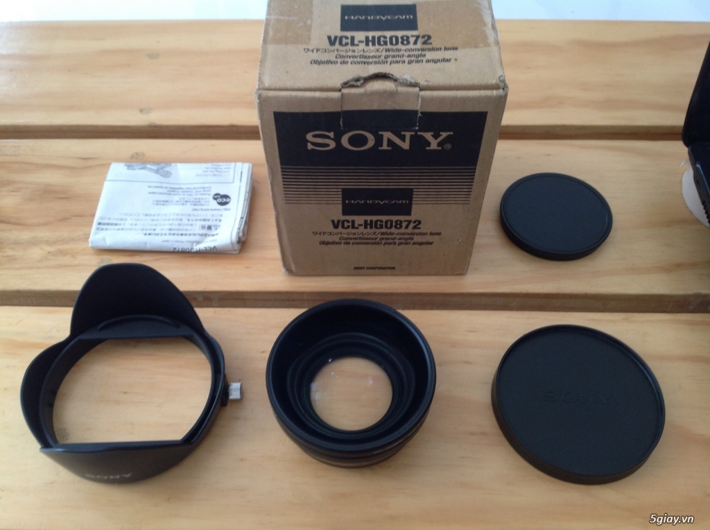 Lens wide Sony cho camera pro 72mm - 4