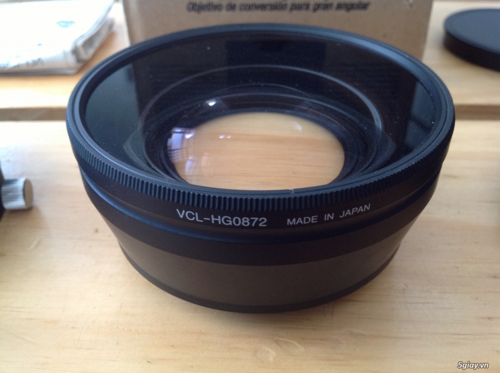 Lens wide Sony cho camera pro 72mm - 2