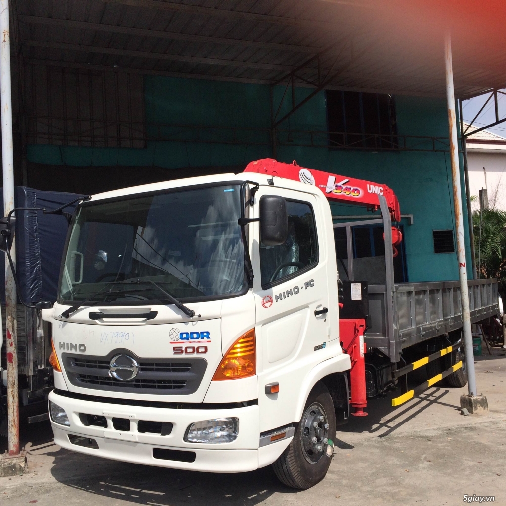 xe cẩu Hino FC - 1