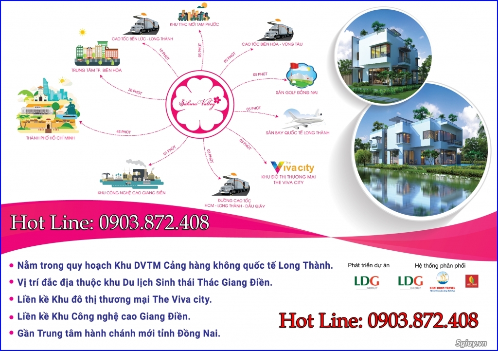 Dự án 268triệu/nền trong khu an ninh biệt lập phía Đông Sài Gòn.Cam kết thuê lại 60tr/năm.C/khau 21% - 4