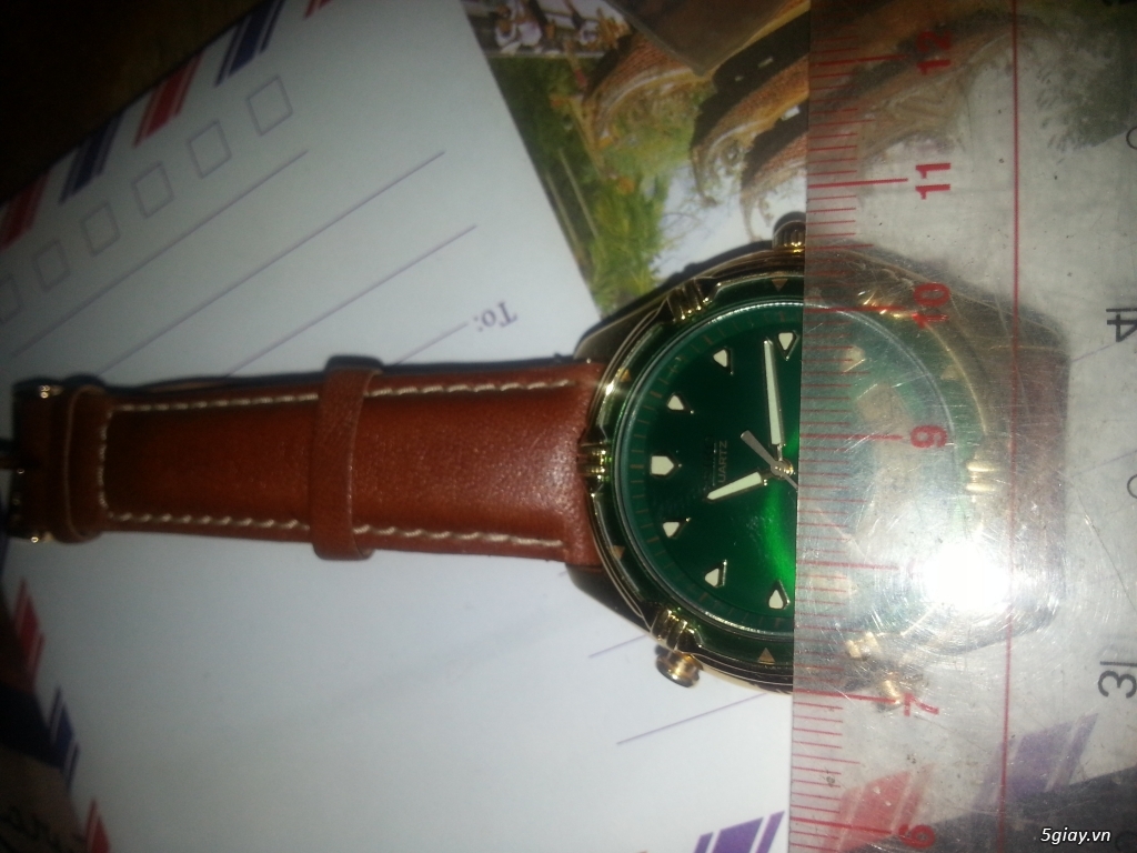Đồng hồ seiko dây da mạ vàng giá cực rẻ