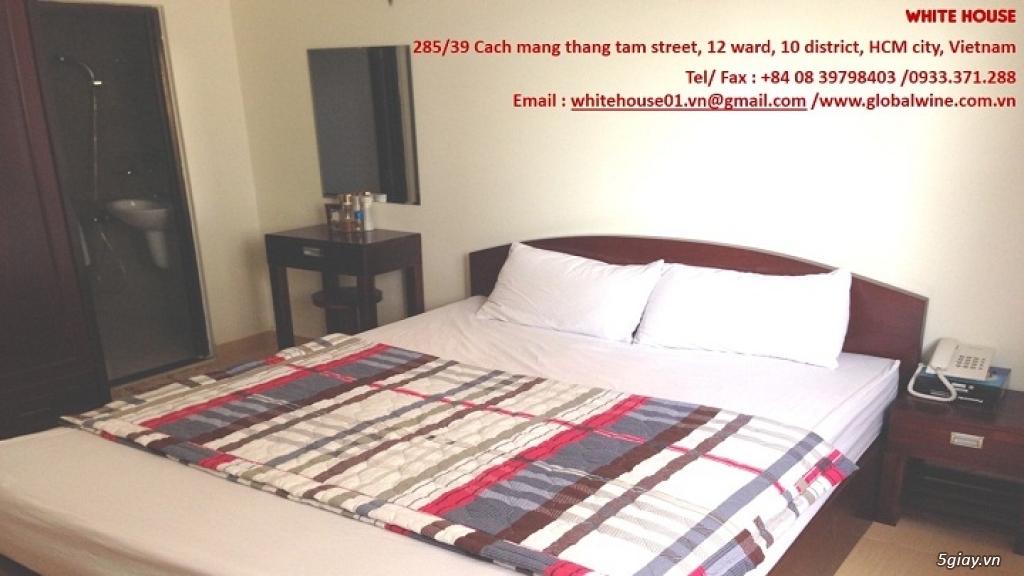 Cho thuê căn hộ tòa nhà White House 285/39 CMT8, P12, TT Q10, mới - 1