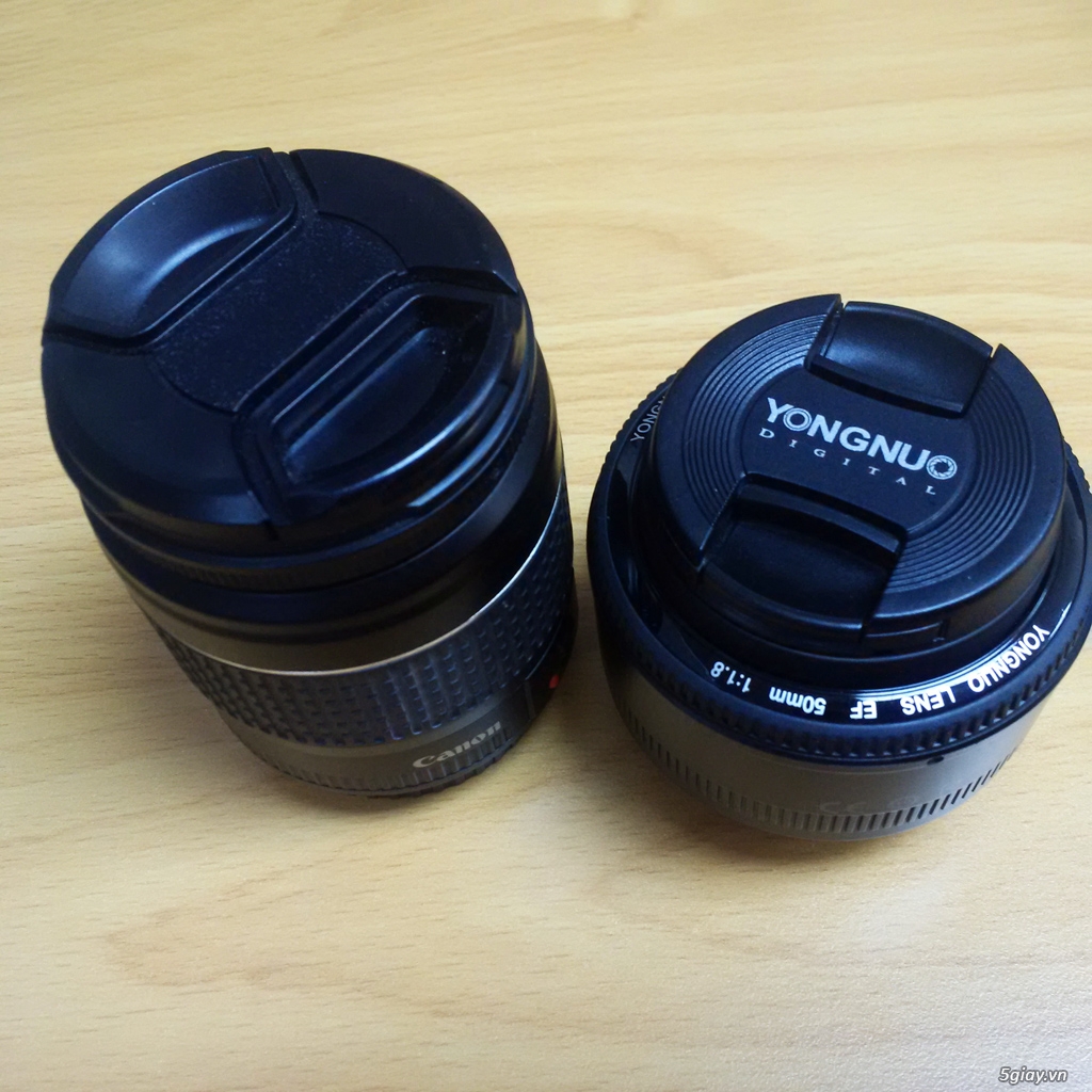 Bán lens Yongnuo 50mm f/1.8 và Canon 28-80mm 3.5-5.6