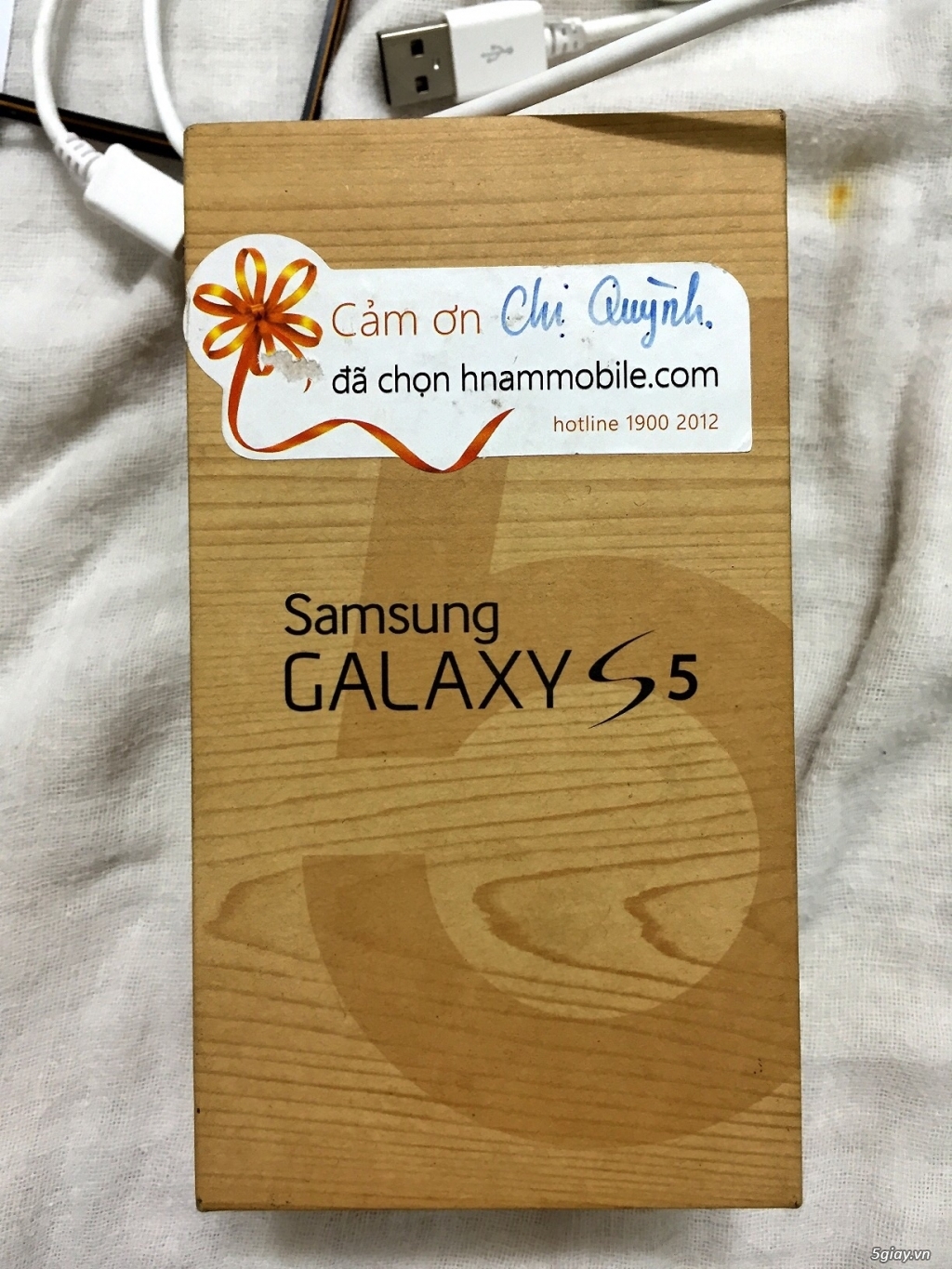 Samsung galaxy S5 Blach FullBox còn bảo hành 27/12/2015. SSVN - 3