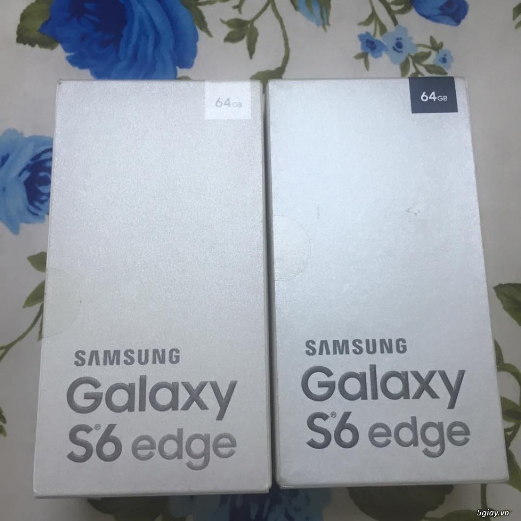 [HCM] Bán 2 bé Samsung S6 Edge 64gb xách tay US, full seal!!!
