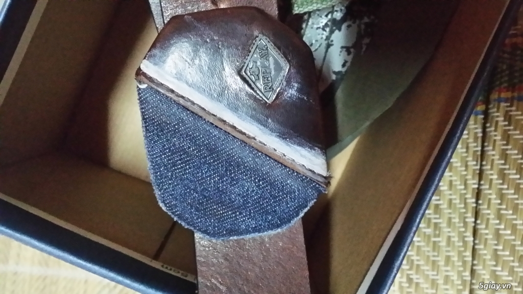 Bán dây nịt replay tặng đôi dép replay - 2