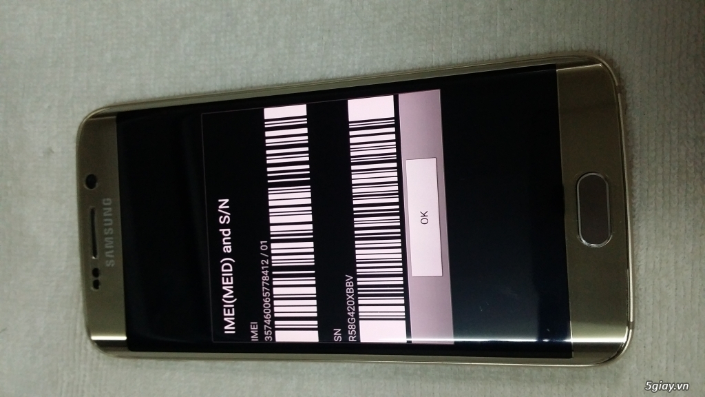 Galaxy S6 Edge chính hãng BH 10 tháng - 2