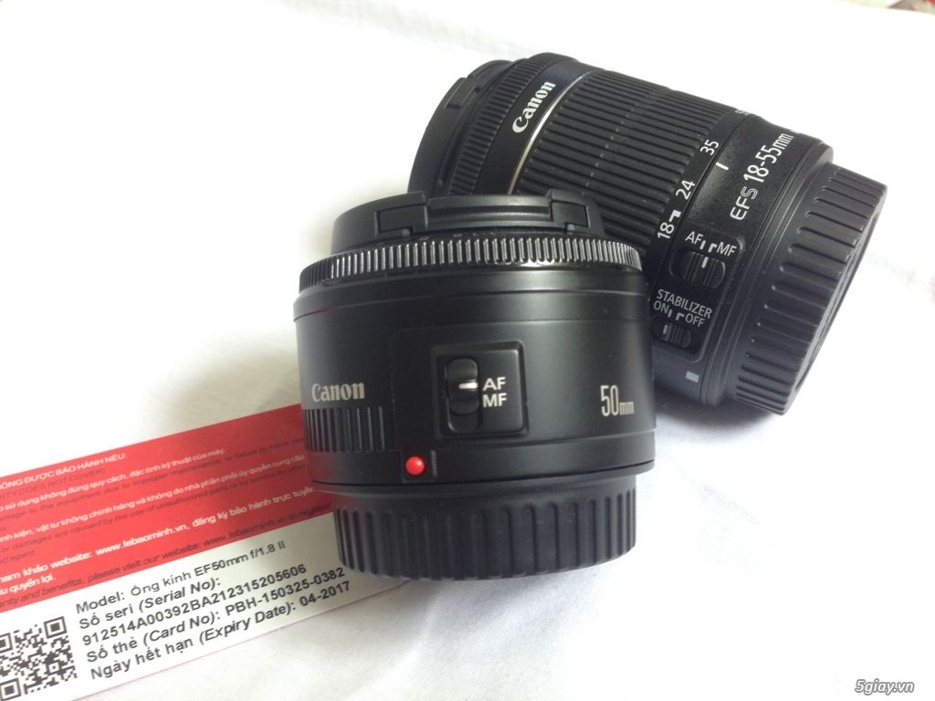 Cần bán combo Canon 60D + kit 18-55 STM + fix 50 f1.8 II - 3