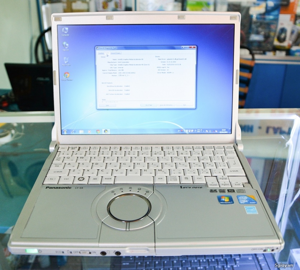 Laptop từ Nhật Panasonic CF-S9; Panasonic CF-N10 core i5, RAM 4G - 5