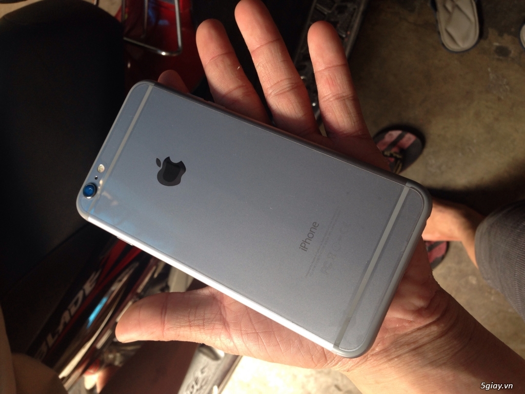 iphone 6 plus Màu Gray bản quốc tế 16Gb.còn bảo hành giá bao tốt - 1
