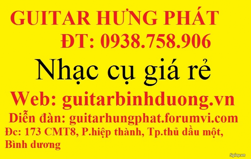 Guitar giá rẻ guitar sinh viên Bình Dương