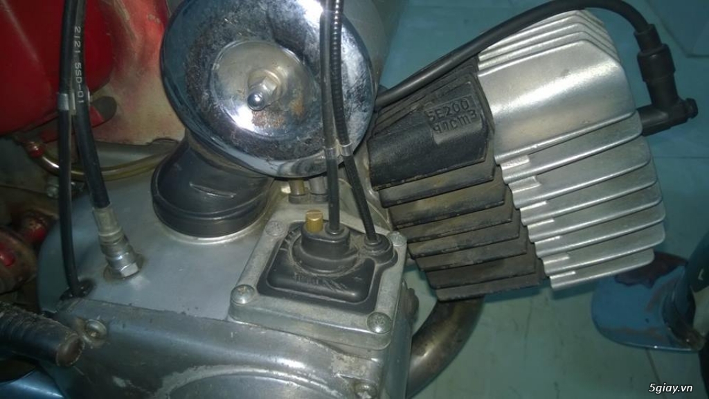 XE CỔ YAMAHA yb100 zin từ a-z chưa sơn chưa dọn luôn máy êm bao tex 120luon,BSTP bán hay GL.... - 4